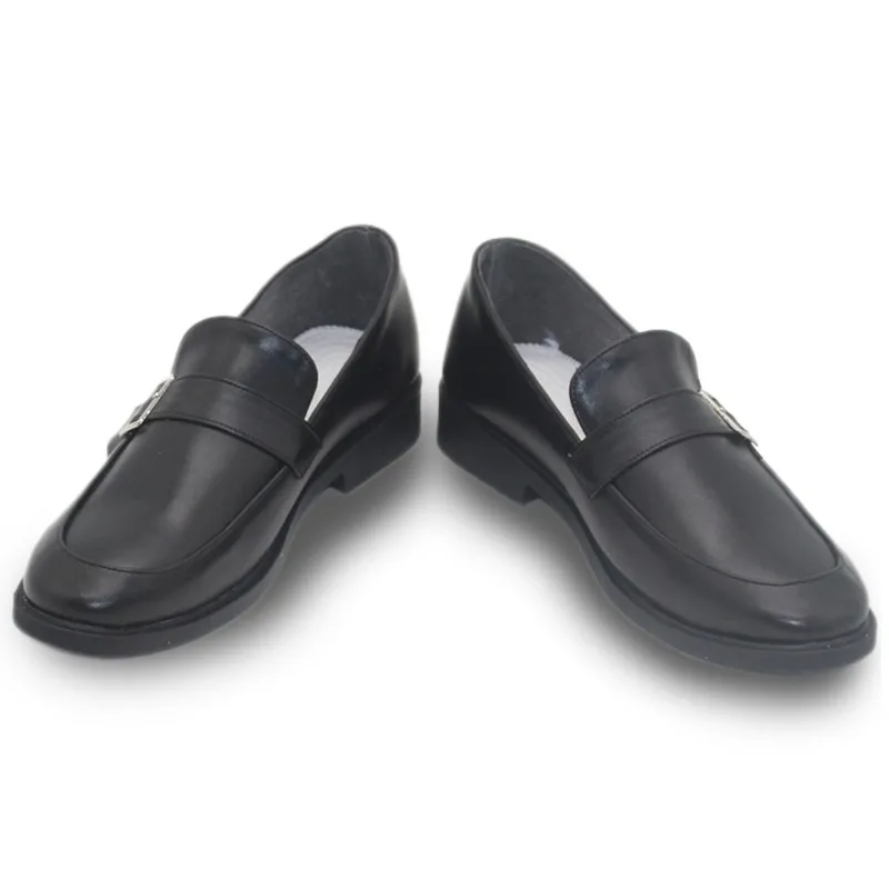 Nikaidou Hiro 코스프레 신발 애니메이션 마법 소녀 마녀 재판 액세서리 코스프레 소품 할로윈 부츠 PU 신발 맞춤 제작