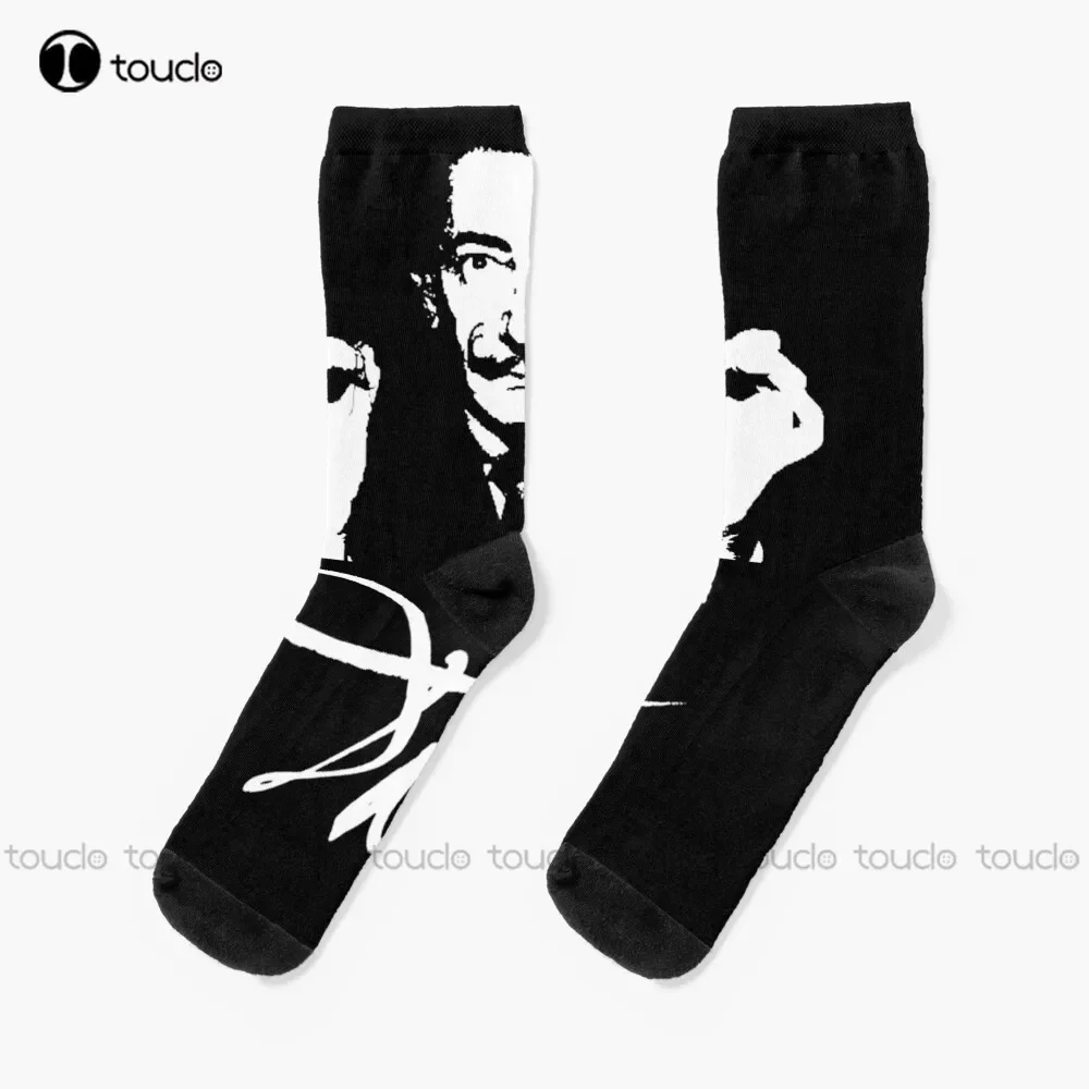 Animal Salvador Dalis Halloween Salvador Dali Socks Halloween Black Socks Personalized Custom Unisex Adult Teen Youth Socks
