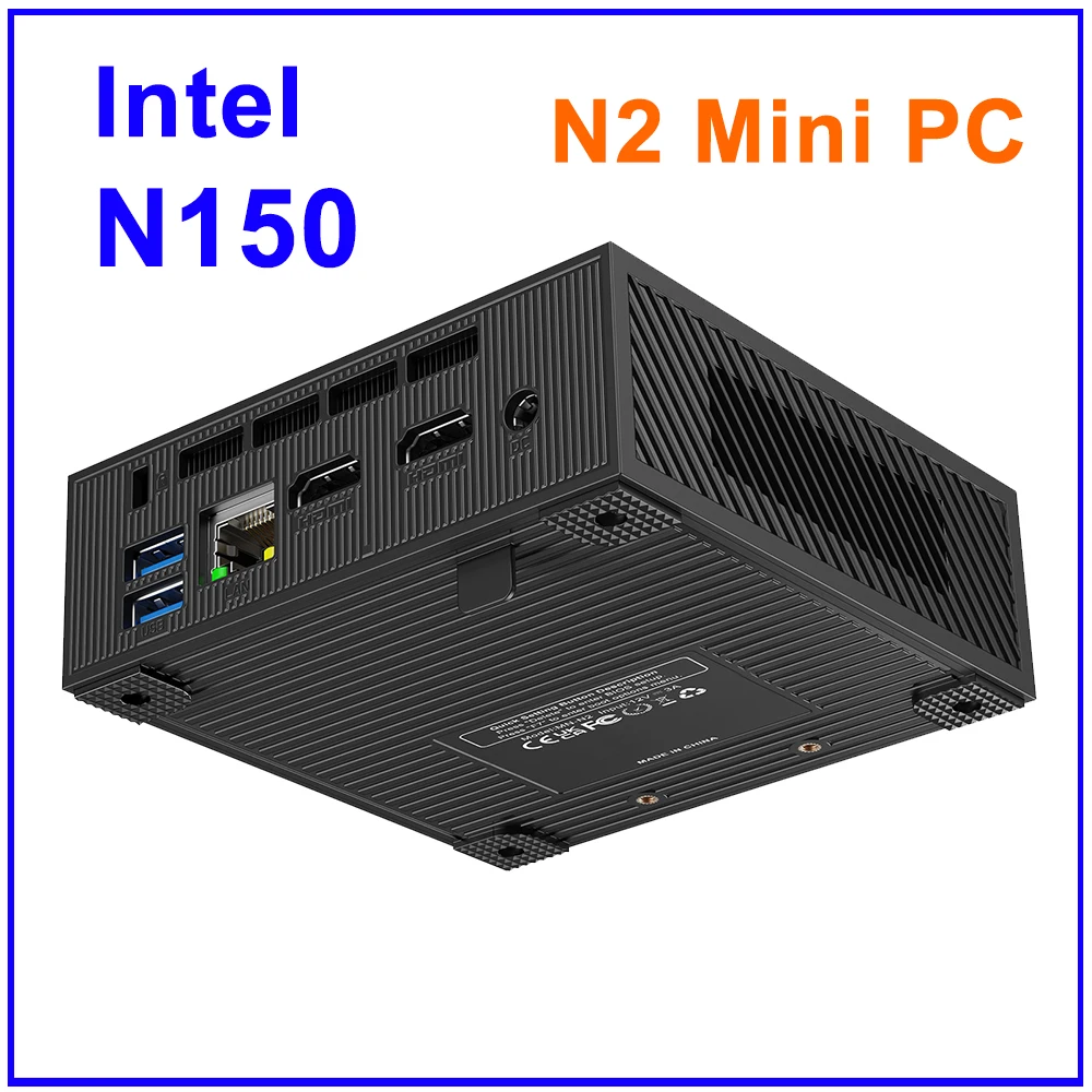 SZBOX N2 كمبيوتر صغير Intel N150 Windows 11 Pro WIFI بلوتوث DDR4 3200MHz M.2 2280 SSD HDMI2.0 USB3.2 كمبيوتر ألعاب مكتبي #1