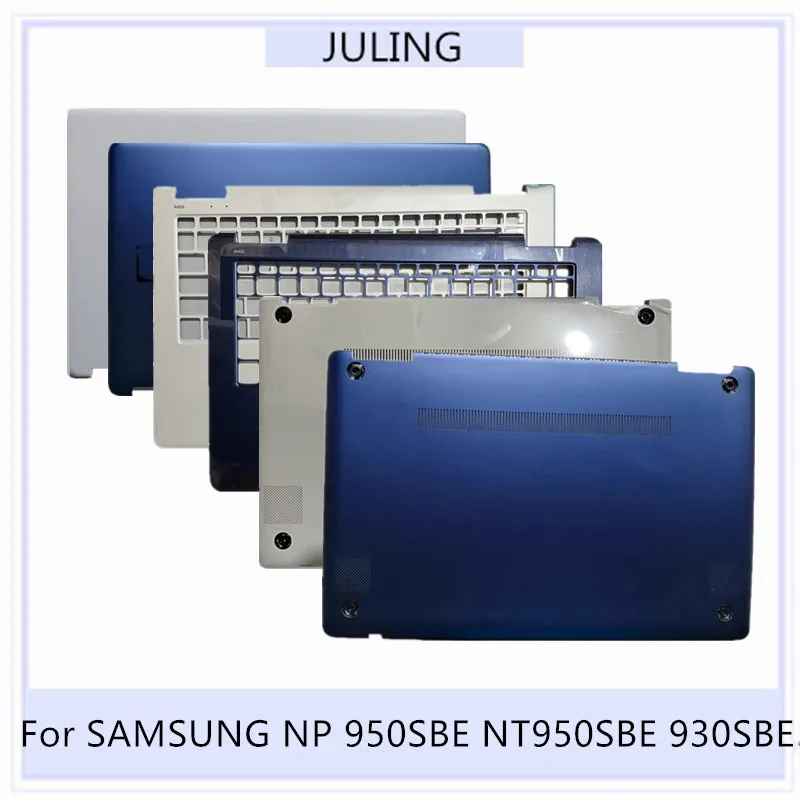 For SAMSUNG NP 950SBE NT950SBE 930SBE White Blue Laptop LCD Top Case Back Cover/Palmrest Upper Cover/Lower Bottom Case/hinges