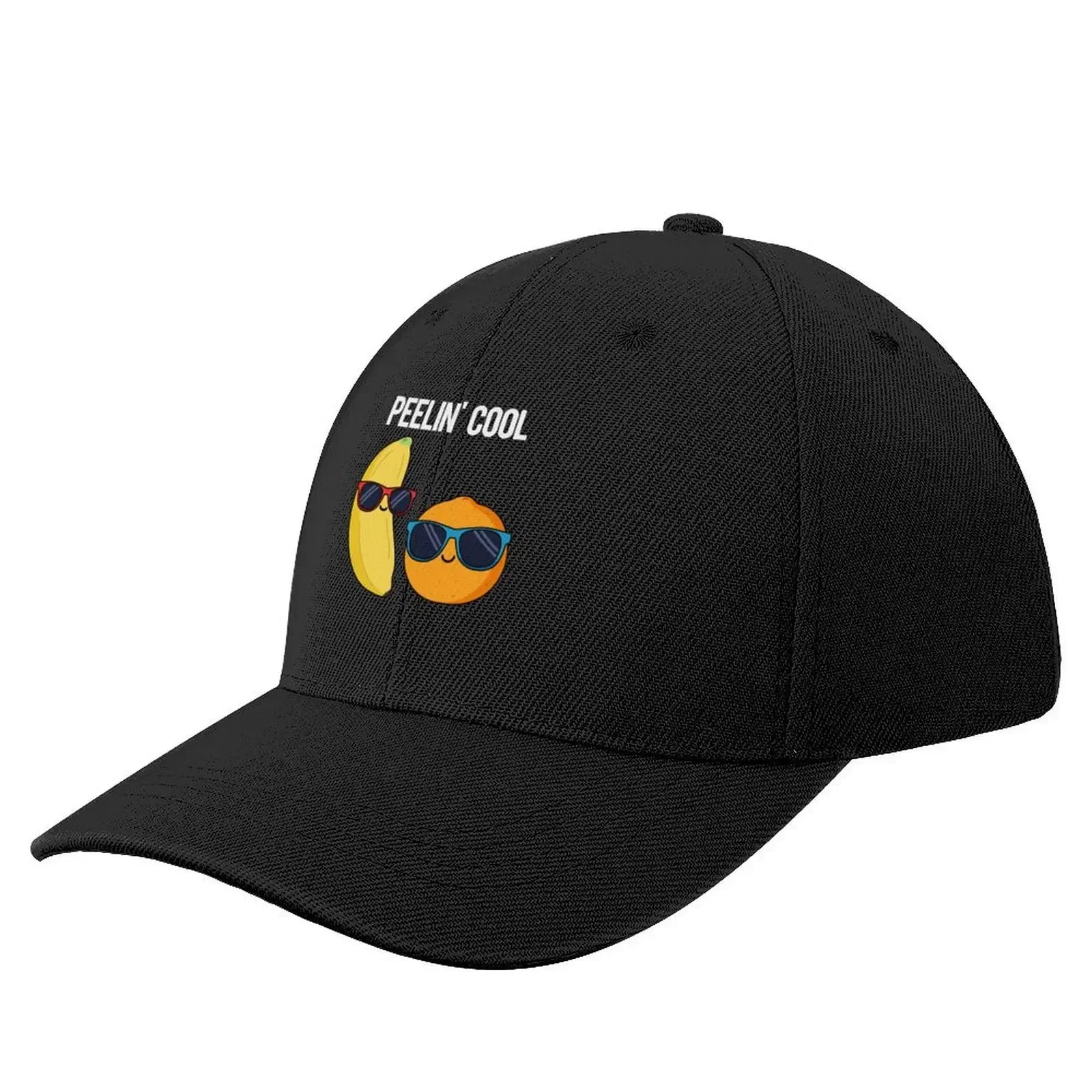 

Peelin Cool Funny Fruit Pun (Dark BG) Baseball Cap Dropshipping Christmas Hat sailor cap for men Women Hats Men's