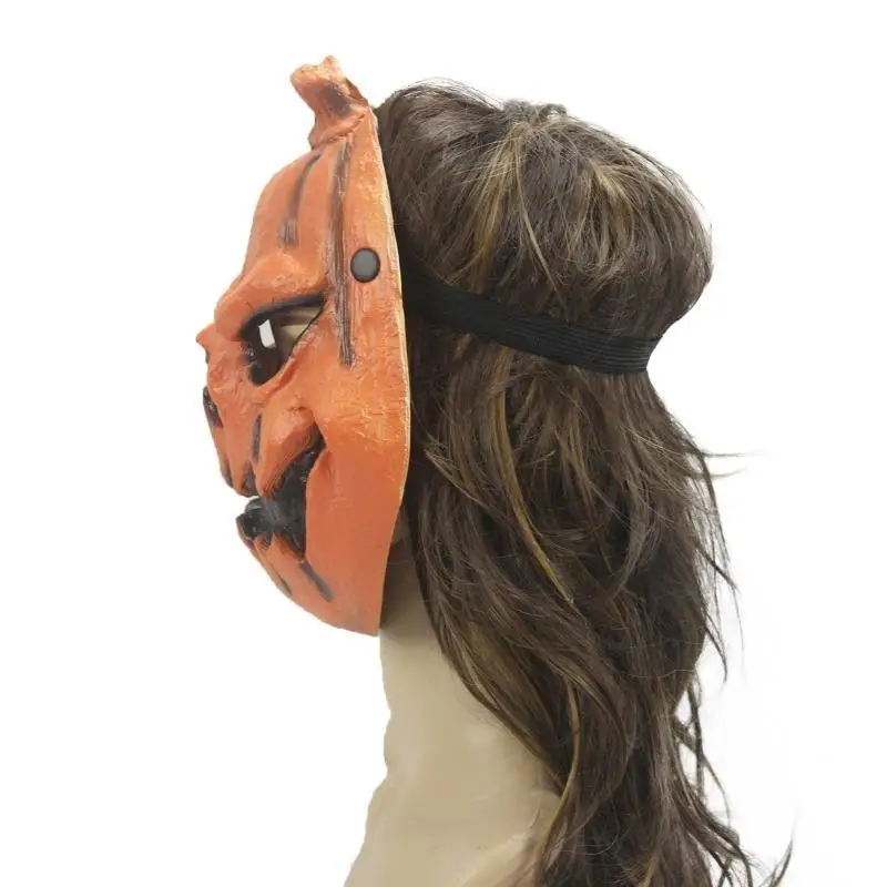 

39BB Scary Pumpkin Mask Halloween Horror Mask Costume Props Huanted House Decoration