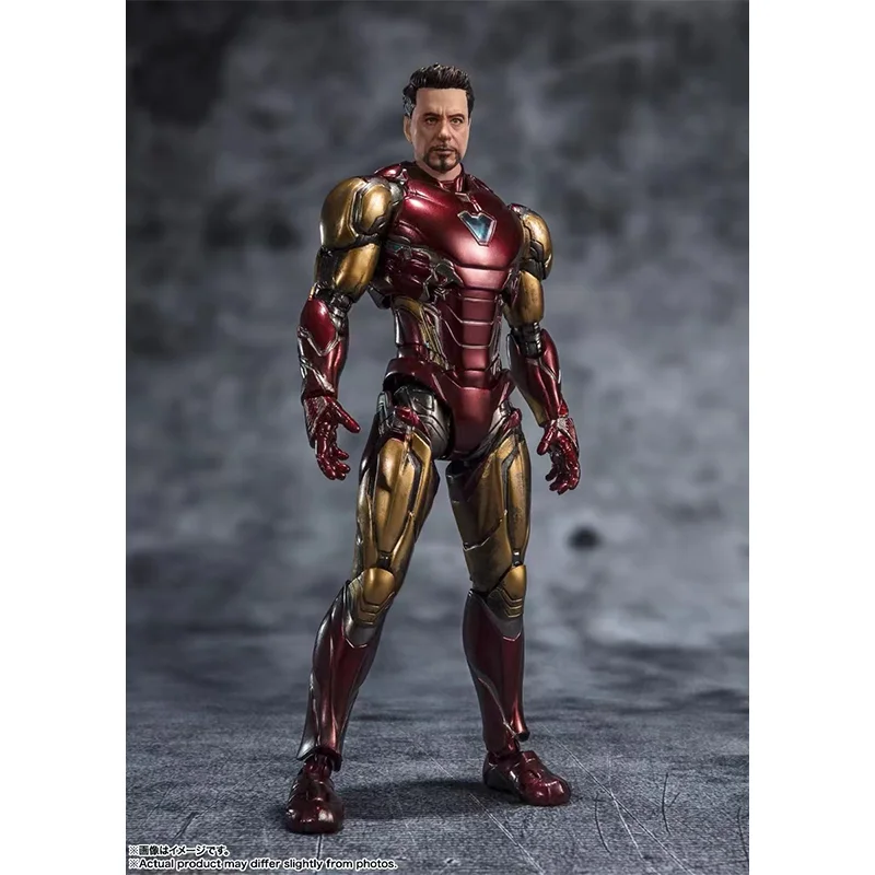 100% Original S.h.figuarts SHF Avengers Endgame Iron Man Mk85 Thanos In Stock Anime Action Collection Figures Model Toys