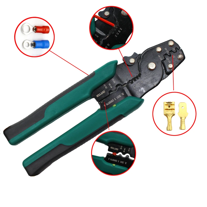 Boxed Crimp Terminal,Electrical Connector,U/O Shaped,Splicing Termination 2.8/4.8/6.3mm,Wire Connector,Cable Termination Pliers