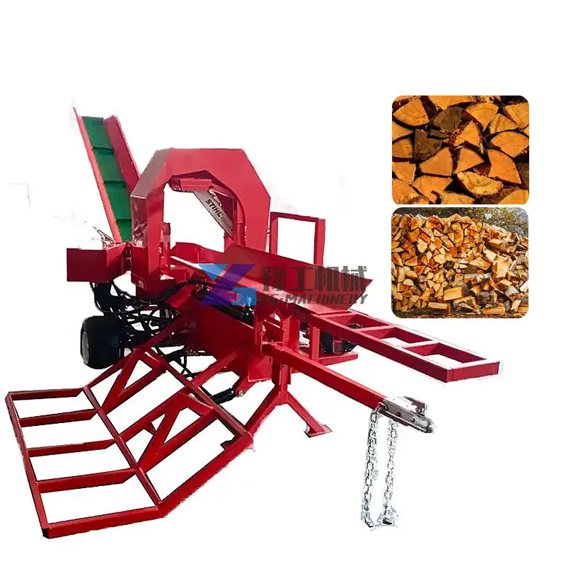 China Wood Log Splitter Hydraulic Firewood Processor Super Split Log Splitter Wood Saw Machines for Sale