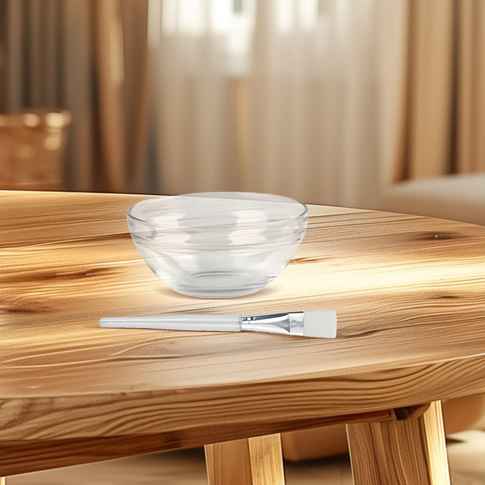 مجموعة فرشاة وعاء القناع مكونة من 12 قطعة للعناية بالبشرة وأدوات التجميل الشفافة DIY لخلط الوجه والطين وقابلة لإعادة الاستخدام وسهلة الحمل