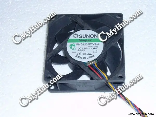 

Для SUNON PMD1207PTV1 A B1643.F.GN 12 В постоянного тока 4,6 Вт 7025 7 см 70 мм 70x70x25 мм 4-контактный 4-проводный охлаждающий вентилятор