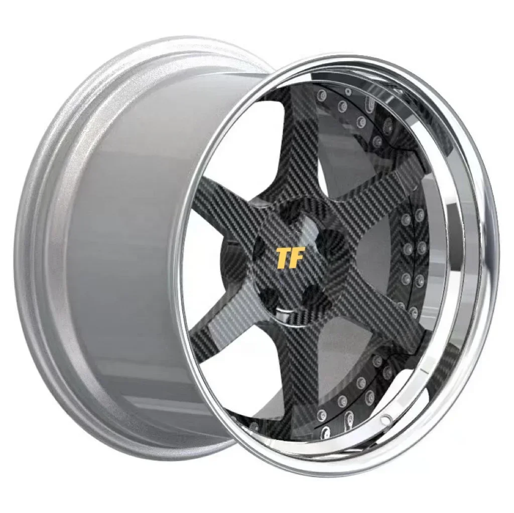 

deep dish rims 18 19 20 inch 5X114.3 deep dish carbon fiber forged car wheels for any cars