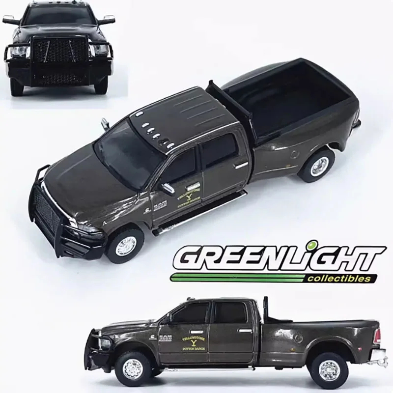 GreenLight 1:64 Scale 2017 RAM 3500 Pickup Alloy Simulation Car Model Classics Adult Souvenir Gift Static Display