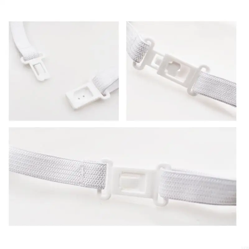 L5YA 10pcs Dây đeo Bow có thể điều chỉnh Phụ kiện DIY với các clip cho Bowtie Belt Ties