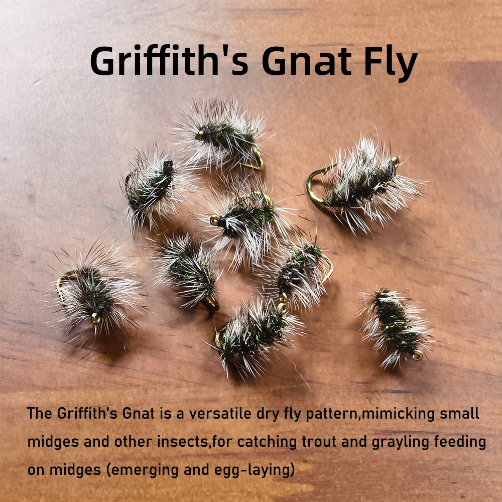 Wifreo Griffith's Gnat Mosca Seca para Trucha – Pesca Eficaz - imagen 4