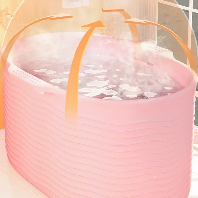 Fashion Freestanding Foldable Bathtub Household Adults Large Pliable Japanese Banheira Inflavel Bathtub Accessories