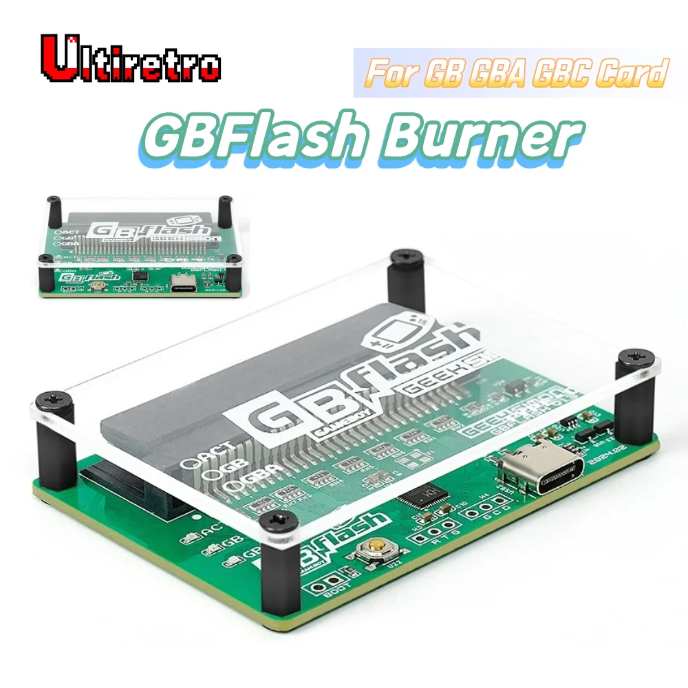 

GBFlash Game Card Burner Reader Flasher Backup Game Roms Game Restoration Tool Saves for GB GBA GBC Cartridges