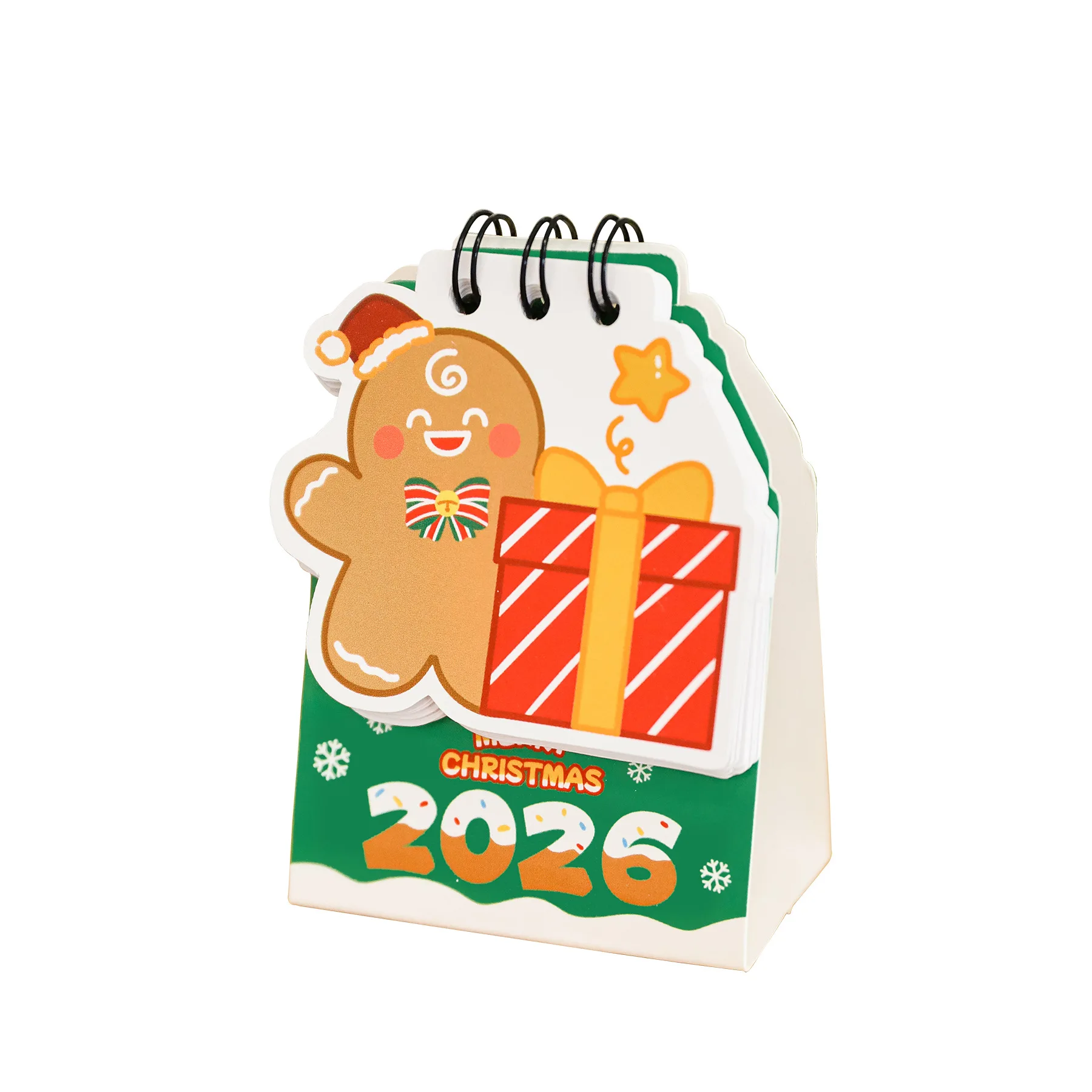 Daily Scheduler Cartoon Paper Note Calendar Christmas Table Planner Mini Mini Desk Calendar For Time Management Event Planning