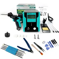 Pro'sKit SS-331H ESD LCD Display Electric Desoldering Gun Vacuum Suction Solder Sucker Pump 220V BGA PCB Circuit Board Repair