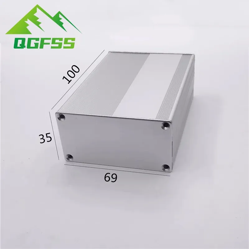 Aluminum Enclosure waterproof 100x69x35mm Case PCB DIY Instrument Electronic Project Protective Box Alloy Components Made PCB