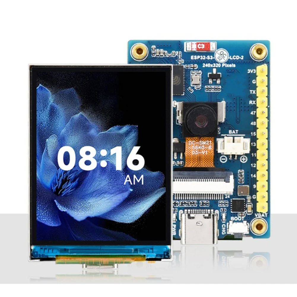 A07I 2Inch ESP32-S3 IPS Capacitive Touchscreen Development Board 240x320 LCD Display 262k Color Support WiFi &Bluetooth B