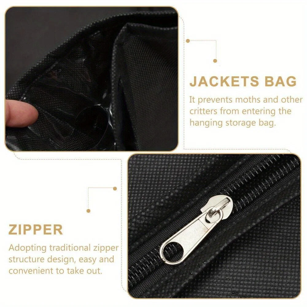 Customized Dustproof Clothing Cover Waterproof Wedding Dress Cover External Storage Bag Rose Gold Letter Series