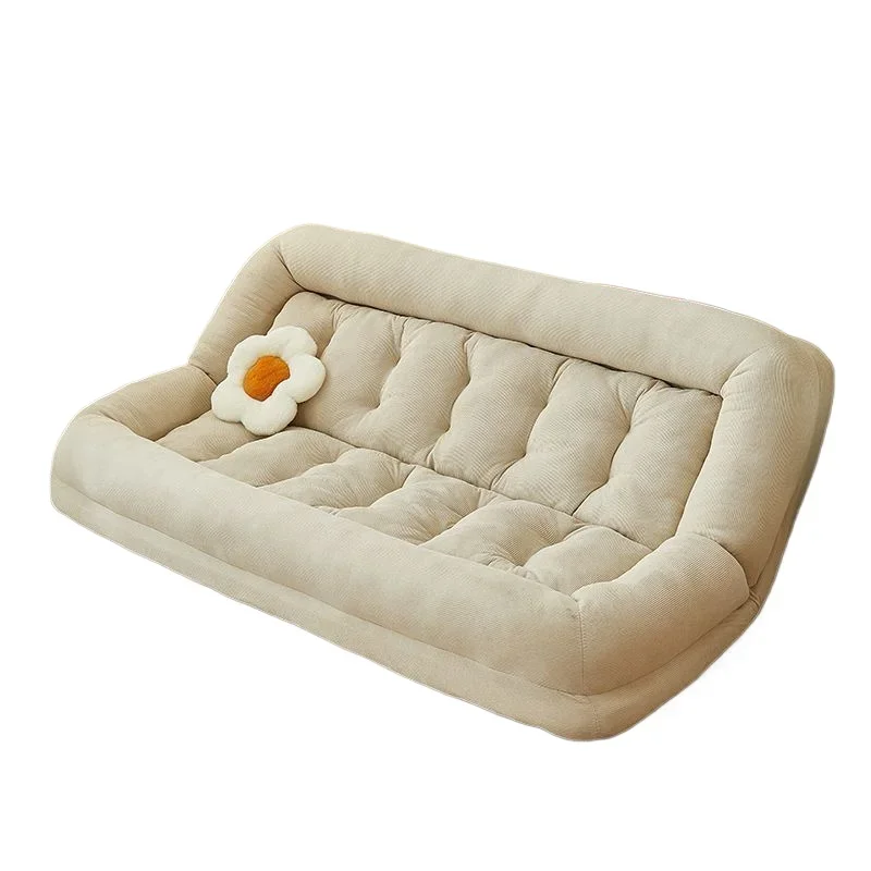 Lazy sofa Human kennel can lie down and sleep tatami double small apartment rental room bedroom small sofa