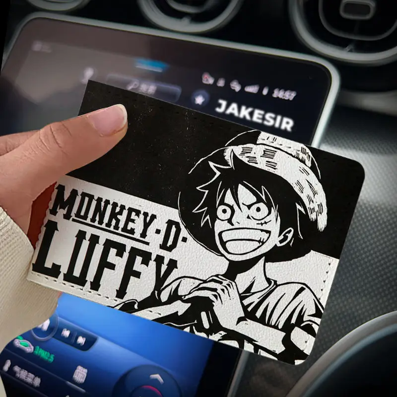 One Piece Luffy Driver License Protective Cover Roronoa Zoro Driving License Motor Vehicle Driving License Pickup Case Gift Toy