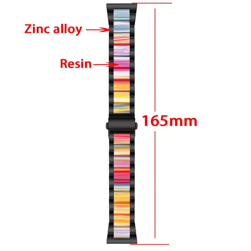 الراتنج مع سبائك الزنك حزام ساعة اليد الفرقة لهواوي صالح ساعة ذكية استبدال معصمه Correa