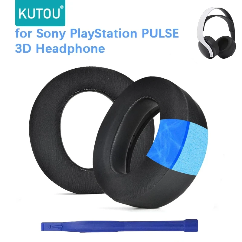 

KUTOU Replacement Ear Pads for Sony PlayStation Pulse Elite Wireless Headset Upgraded Cooling Gel Earpad pads for Ps 5 Earmuff