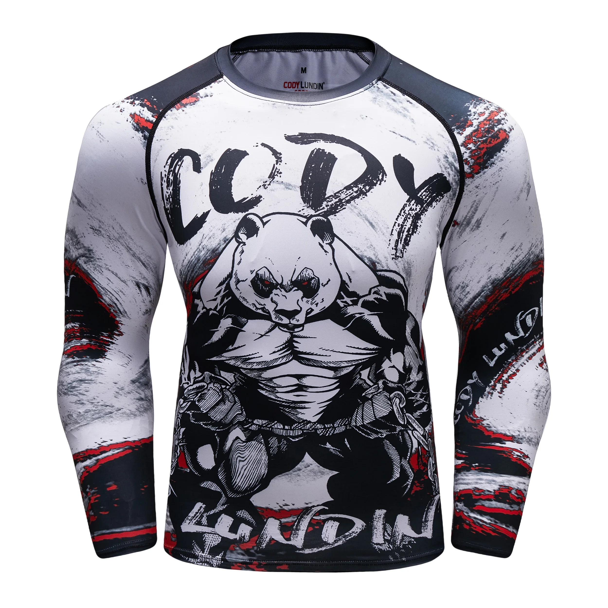 

Mixed martial arts 3D printed long sleeve T-shirt, men's spring and autumn casual fashion sports lightweight breathable top