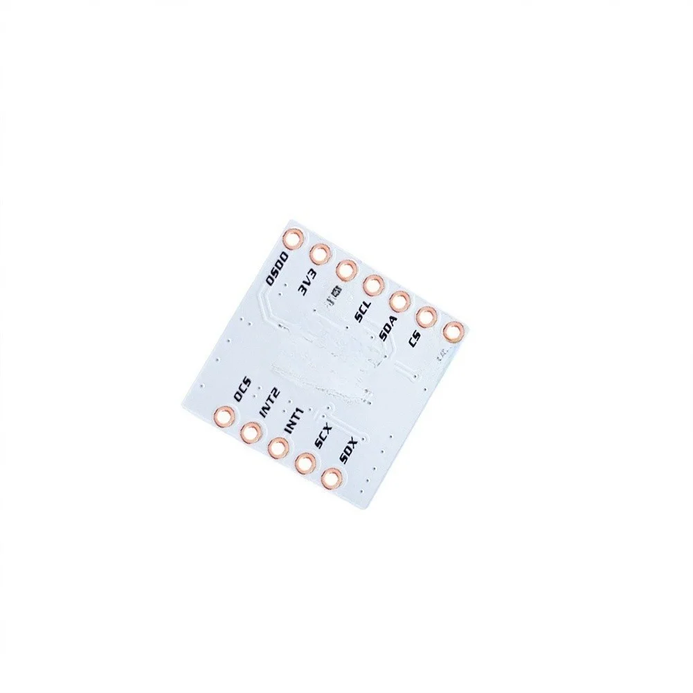 LSM6DSV + QMC6309 Dual-Chip Sensor Module for SlimeVR-Compatible For Smol Slime Trackers PCB Size as Shown White