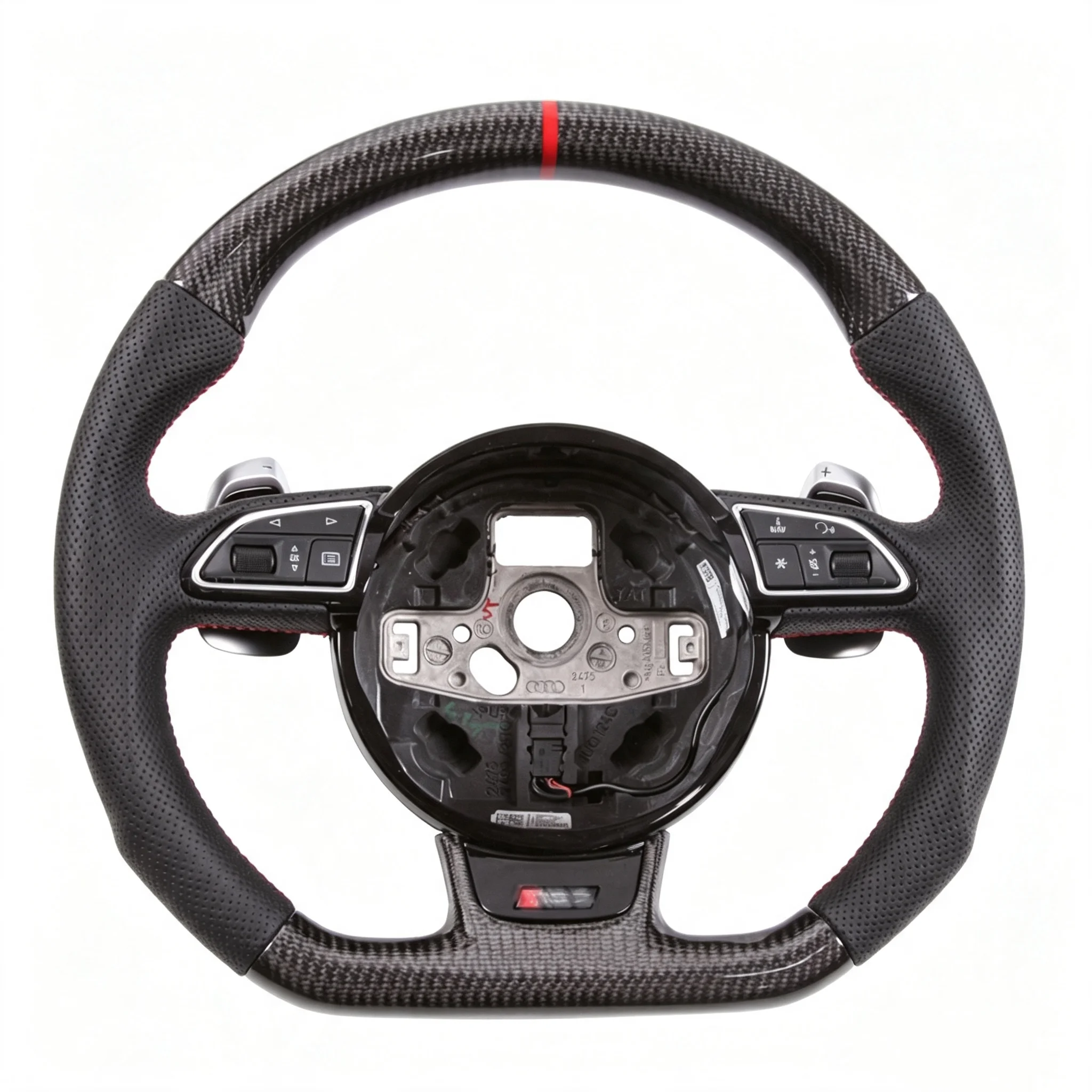LCI Heated Carbon Fiber Steering Wheel High Performance Sport Modified Multifunctional Auto Interior Accessories
