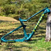 TRIFOX Carbon T800 MTB Dual Suspension Bike Frame 29er Boost 148*12 MM XC Downhill Mountain Bicycle Frameset