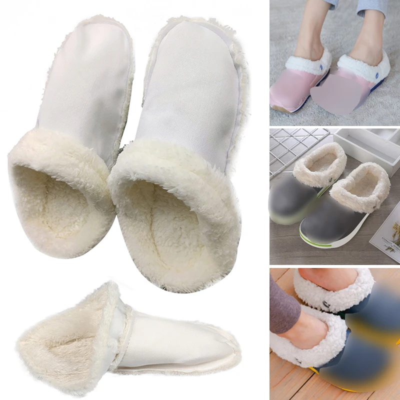 1 คู่ฤดูหนาว WARM รองเท้าแทรกเปลี่ยนขนสัตว์ Insoles ที่ถอดออกได้นุ่มหนารองเท้า Liners Plush COVER อุปกรณ์เสริม