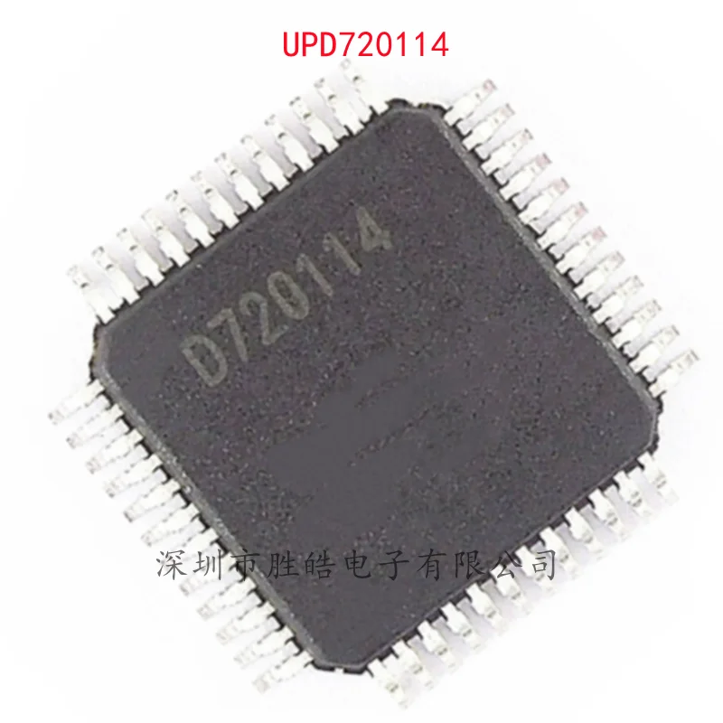 (5PCS)  NEW  UPD720114   UPD720114GA-YEU-A NEC  720114  TQFP-48  Integrated Circuit