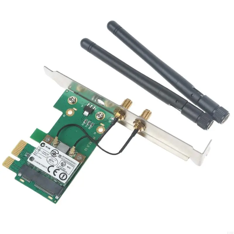 

F3KE PCIE WIFI CARD 300MBPS Однополосная карта 2,4 ГГц беспроводной сетевой адаптер Wi-Fi для для Mainboard