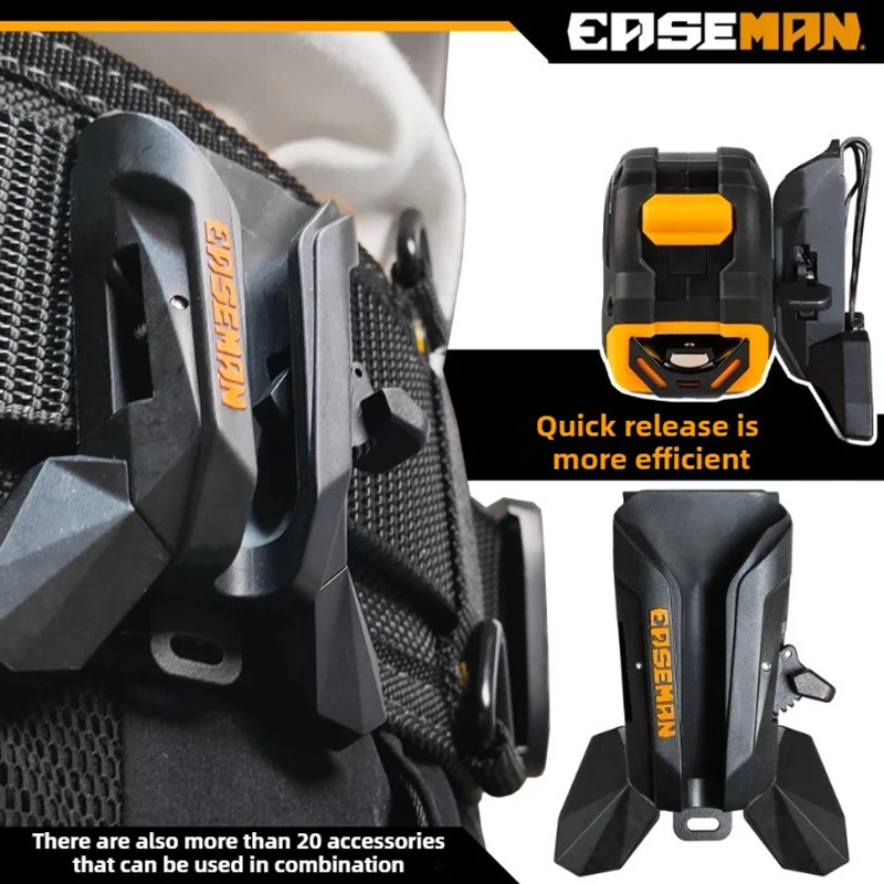 EASEMAN Tape Measure Quick Hang Hook Professional Tool Parts Multifunctional Tools Portable Wood Carpentry Tools Accessories
