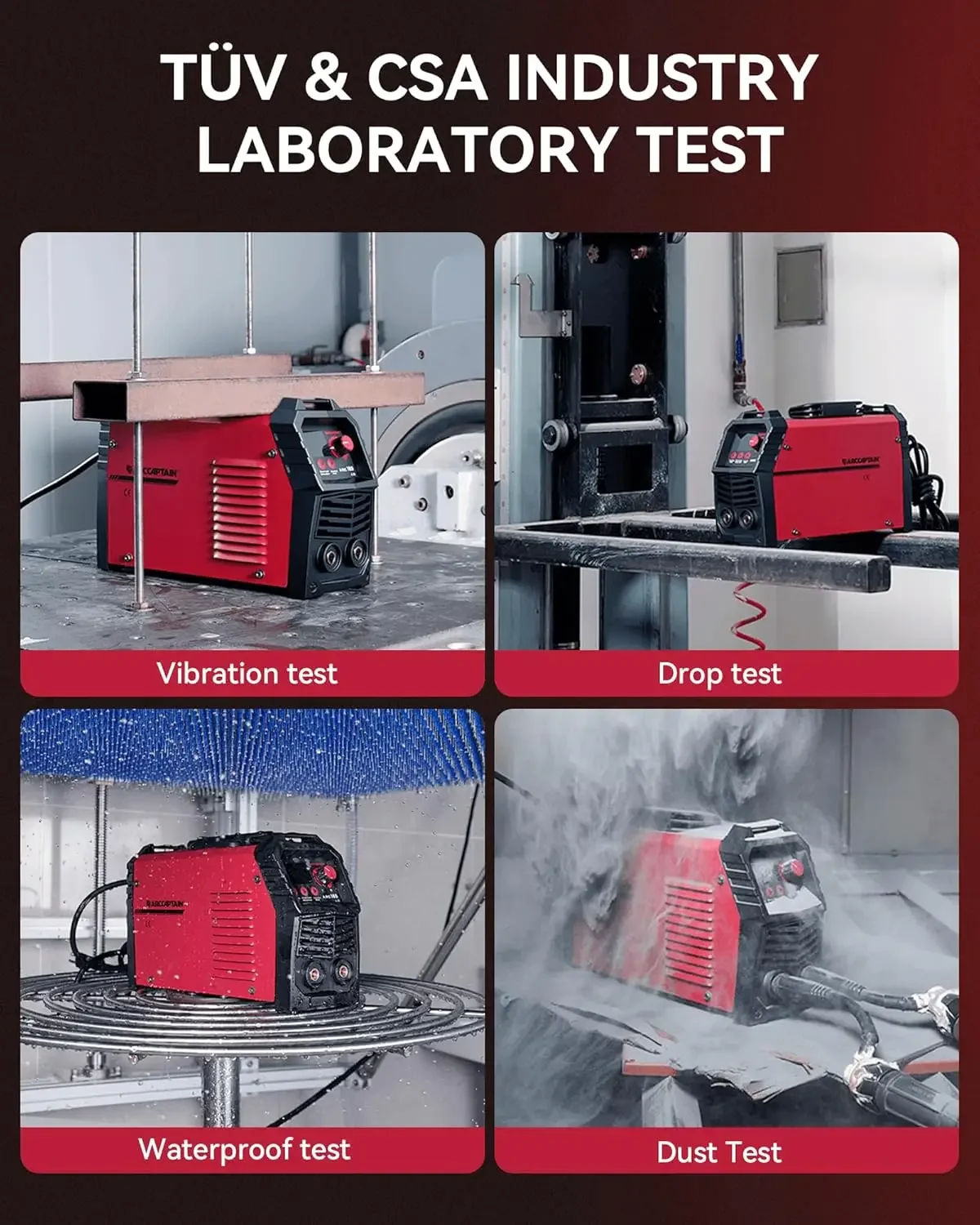 Zgrzewarka ręczna 110 V/220 V Spawarka łukowa 160 A ze sterowaniem synergicznym z podnośnikiem Tig Hot Start, siłą łuku i powłoką zapobiegającą przywieraniu