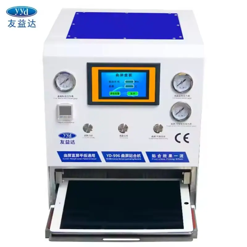 YYD OCA Lamination Machine for Repair Lcd and Touch Screen Curved screen laminating machine