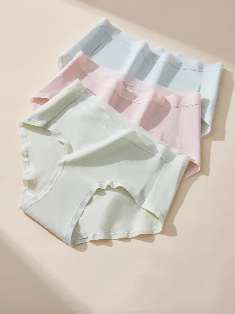 6Pcs Women Cotton Panties Sexy Underwear Girls Briefs Solid Panty Breathable Underpants Mid-Waist Plus Size 3XL Female Lingerie