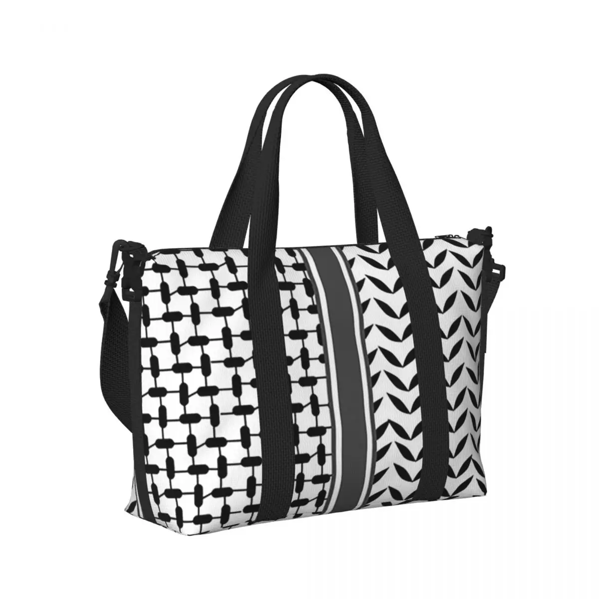 

Keffiyeh Ramallah Пляжная дорожная сумка Большая вместительная сумка-тоут для спортзала Спортивная женская дорожная сумка для покупок