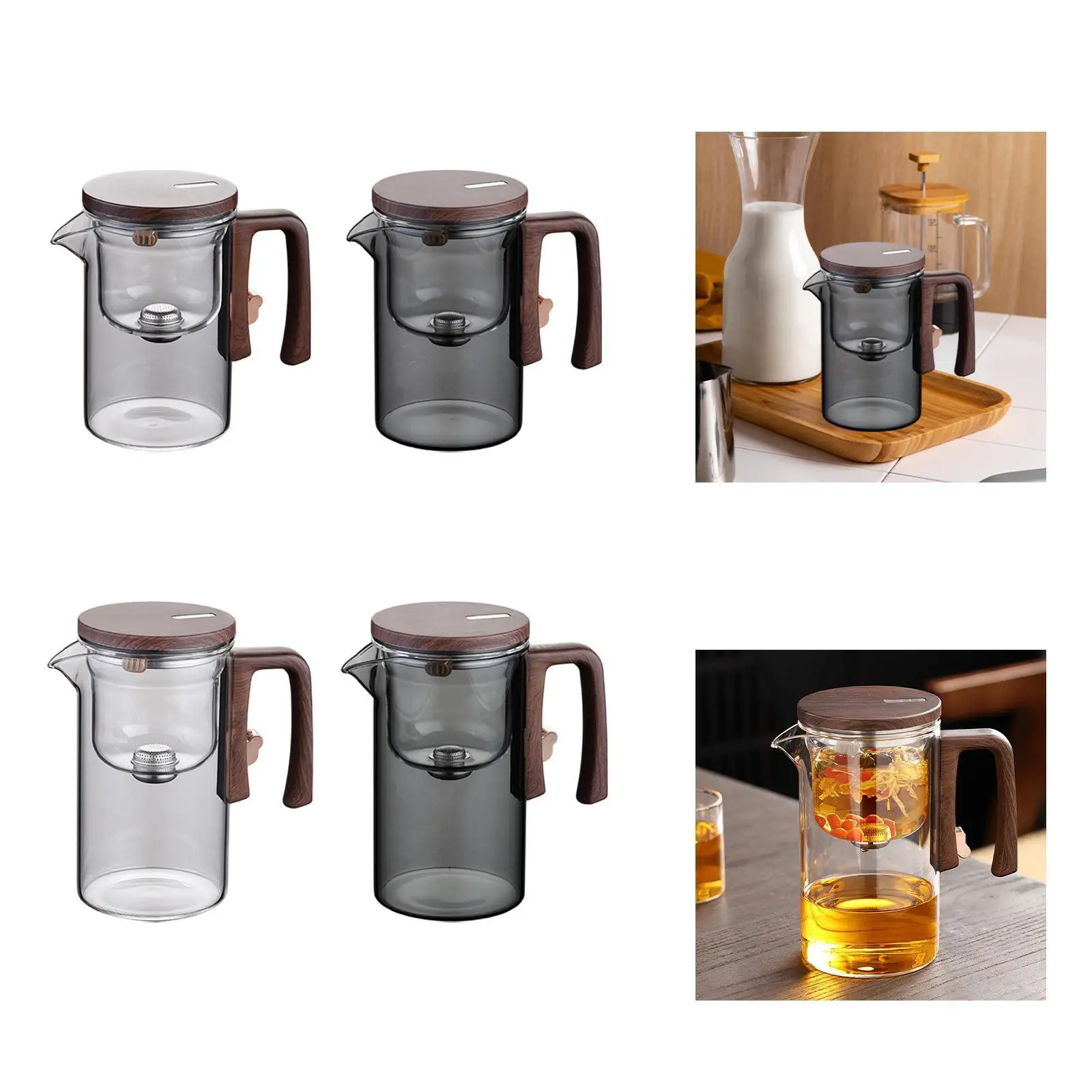 Glass Tea Pot with Removable Infuser for Tea Lovers Gift Hotel Household