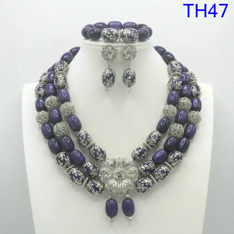 

African Fashion Coral Beads Wedding Necklace Set Gold Plated Jewelry for Women Elegant Party Accessory