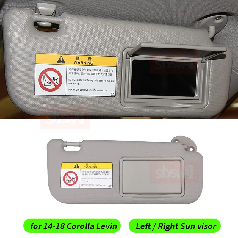 

Подходит для Toyota 2014 2015 2016 2017 2018 Corolla Levin гибридный солнцезащитный козырек, зеркало для макияжа, солнцезащитный козырек левый/правый аксессуары