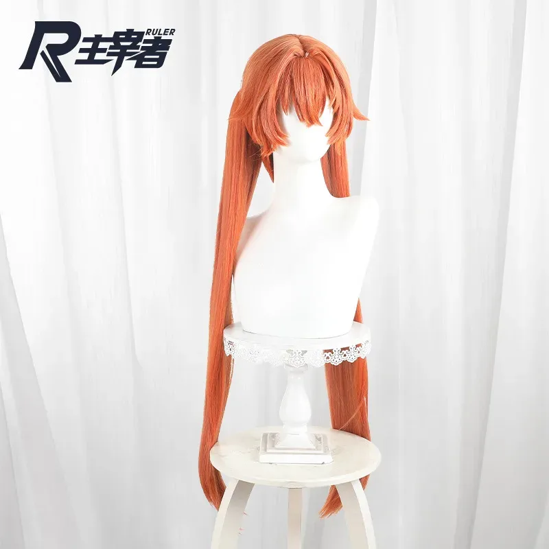 2025 aaa 게임 젠리스 존 제로 오르피 코스프레 가발 오렌지 롱 헤어 오볼 스쿼드 페스티벌 할로윈 파티 액세서리 소품 여성용