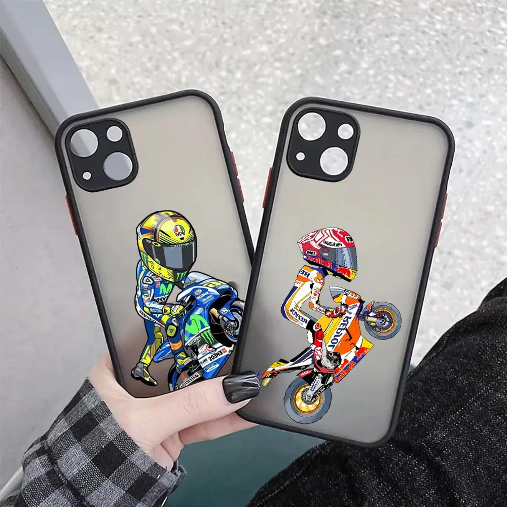 Funny Moto Gp motorcycle sports Cqoue For iPhone 15 Pro Max Case For iPhone 11 12 13 14 15 Pro Max Mini SE 8 7 Plus Matte Cover