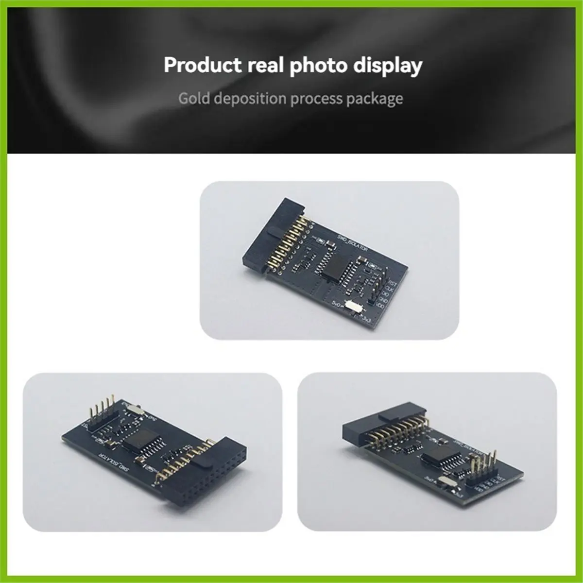 جديد! لوحة محاكي عزل الجهد العالي SWD 3000Vrms تدعم JLink/STLink/DAPLink تدعم عزل الجهد العالي SWD #6