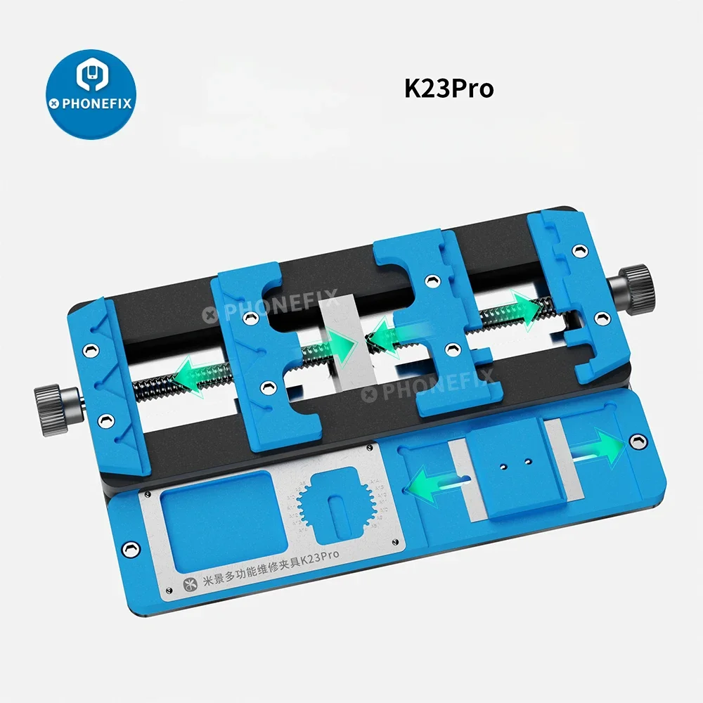 Mijing K23 Pro Mltifunctional PCB Fixture Double-Shaft Adjustable Motherboard Glue Remove Phone solding BGA Chip Repair Tool