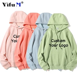 Personality Customize Sports Hoodie Men Women Long Sleeve Pullover Print DIY Text Logo Picture Top Outdoor Cotton Sweatshirts