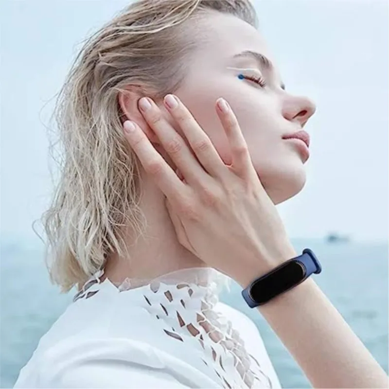 Correa deportiva para Xiaomi Mi Band 7 y 6, correa de silicona para reloj inteligente mi band 3, 4 y 5, con NFC