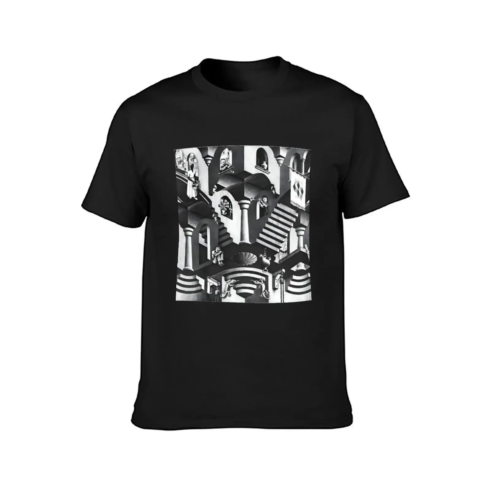 M.C. Escher - Convex and Concave T-Shirt anime clothes shirts graphic tees custom shirt for a boy men tshirt