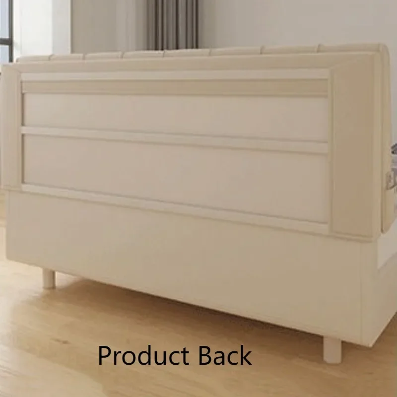 Soft Bed Head Cushion Velvet Storage Pocket Bed Backrest Cushion Comfortable Relaxing Cushions Home Bedroom Ornamental Cushions 3