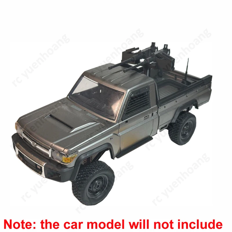 1 par para mn82 rc modelo de carro de escalada escala 1/12 janela quadro protetor chuva guarda 3d impresso simulação capa peças modificadas